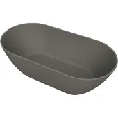 Arcqua Vrijstaand ligbad cusco 165x85 mat quartz grijs