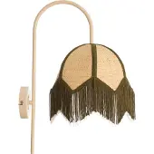 Light & Living Wandlamp 33x25x47 cm SULINA raffia naturel+groen