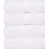 vidaXL Gastendoekjes FROGN 4 st 30x50 cm 360 g/m² wit