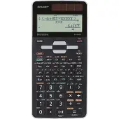 Sharp wetenschappelijke rekenmachine - ELW506TGY - zwart - 1x LR44 batterij - SH-ELW506TGY