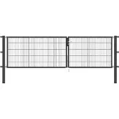 Alberts Deur met dubbel hek 350 cm breed, in verschillende hoogten