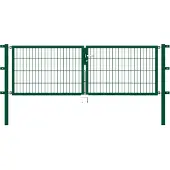 Alberts Deur met dubbel hek Flexo 250 cm breed, in verschillende hoogten
