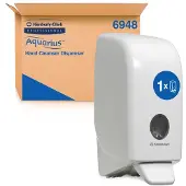Aquarius Handreinigingsdispenser muurbevestiging 6948 Navulbaar 1 L Plastic Wit