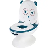 Bebeconfort Toilet - Mini - Wit/Blauw m. Beer - - OneSize - Potjes