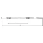 Textar 44008700 Handremkabel