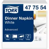 Tork Dinerservet Tork Advanced 1/8 vouw 2-laags 395x390mm 150 vel wit 477554