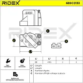RIDEX 689C0133 Bobine