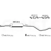 ERNST 505246 Uitlaat middendemper