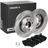 RIDEX 3405B0091 Remschijven en blokken