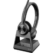 HP Savi 7320-M Stereo Headset On Ear headset Zwart