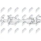 NTY NPW-RE-111 Aandrijfas