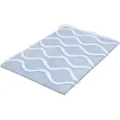 Kleine wolke - Badmat - Piana - Steelblue (blauw) - 70x120 cm