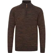 Blend Trui 'Danovan' bruin / donkeroranje