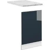 Vicco Fame-Line Keukenkasten – 45 cm, WB Marmer Donkerblauw hoogglans
