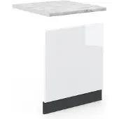 Vicco Fame-Line Frontpaneel – 60 cm, WB Marmer Wit Hoogglans