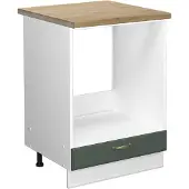 Vicco Fame-Line Ovenombouwkast – 60 cm, WB Eik Groen-Goud Landhuis