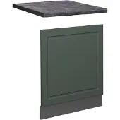 Vicco Fame-Line Frontpaneel – 60 cm, WB Antraciet Groen-Goud Landhuis