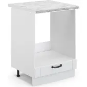 Vicco Fame-Line Ovenombouwkast – 60 cm, WB Marmer Wit Landhuis