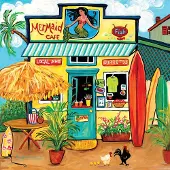 Sunsout INC - Mermaid Cafe - 500 pc-puzzel van kunstenaar: Suzanne Etienne - Afgewerkt formaat 19 x 19" - MPN# 47170