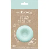 ScrapCooking Siliconen Bakvorm Donuts set/6