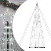 vidaXL LED-kerstboom 1534 LEDs koud wit 500 cm
