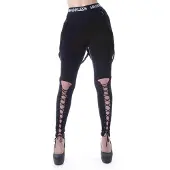 Heartless - Gothic Legging - Elowen Leggings - XS tot L - voor Vrouwen - zwart - Maat S