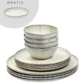 Serax Sergio Herman Inku Serviesset Wit (13 delig) 4 personen