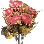 Clayre & Eef Kunstbloem 50 cm Roze Kunststof