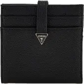 GUESS Kaarthoes Laurel SLG Tab Card Case Black Zwart