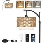 Dd Booglamp - Booglampen Staand Vloerlampen Woonkamer - 43x33x18cm - Zwart