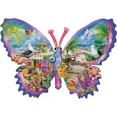 Sunsout INC - Zomer Vlinder - 1000 stukjes Vormen Puzzel door Kunstenares: Lori Schory - MPN# 95092