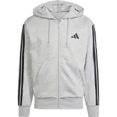 Adidas Essentials 3 Stripes Fleece Sweatshirt Met Rits