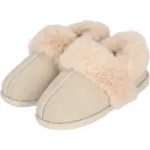 XQ Home Boots Felt + Fur Pantoffels Maat: 41/42