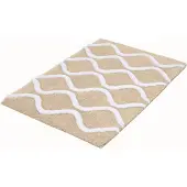 Kleine wolke - Badmat - Piana - Sandbeige (beige) - 70x120 cm