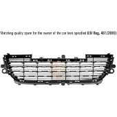 ISAM 1535710 Ventilatiegrille, bumper