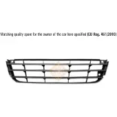 ISAM 0932710 Ventilatiegrille, bumper