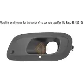 ISAM 0143719 Ventilatiegrille, bumper