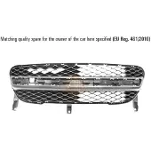 ISAM 1533710 Ventilatiegrille, bumper