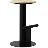Normann Copenhagen Barstoel Pole Barstool 65 cm Pine/Black