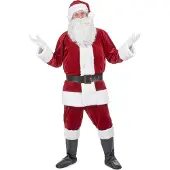 Vegaoo - Super deluxe kerstman kostuum voor volwassenen