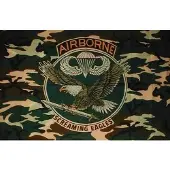 101 Inc Vlag Airborne camo (adelaar)