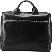 Jost Skagen Aktentas Leder 38 cm Laptopvak zwart