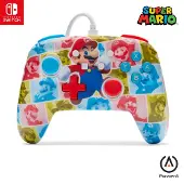 PowerA NSGP0282-01, Gamepad, compatibel met Nintendo Switch en Nintendo Switch OLED, met D-pad, Home-knop, View-knop, analoge/digitale besturing, kabel, USB