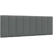 vidaXL Hoofdbordkussen "Hanko" 140 cm stof donkergrijs