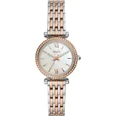 Fossil Analoog horloge 'Carlie Mini' goud / zilver / parelwit