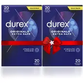 Durex Condooms - Extra Safe 20st x2 - Voordeelverpakking - Cadeau voor man en vrouw