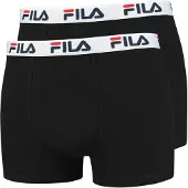 FILA Boxershorts zwart / wit