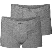 Ragman Boxershorts grijs gemêleerd / zwart