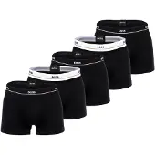 BOSS Boxershorts 'Essential' zwart / wit