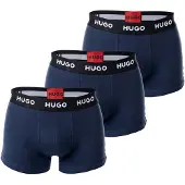 HUGO Boxershorts navy / zwart / wit